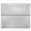 Ver imagem 6 de Cabeceira Box Casal King Com Tachas 195 cm Vicenza L02 Facto Cinza Metalizado - Lyam Decor