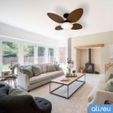Ver imagem 4 de VENTILADOR DE TETO ALISEU VIME COM CONTROLE REMOTO 220V - Mogno