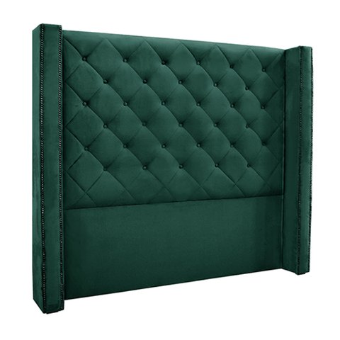 Cabeceira Decorativa King Size 2,19M Loewe Verde Floresta - Gran Belo