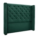 Ver imagem 1 de Cabeceira Decorativa King Size 2,19M Loewe Verde Floresta - Gran Belo