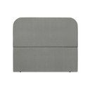 Ver imagem 1 de Cabeceira Estofada Casal Alana 140cm Linho Cinza-escuro