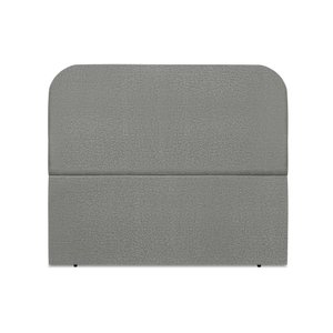Cabeceira Estofada Casal Alana 140cm Linho Cinza-escuro