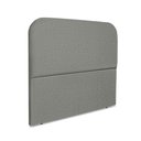 Ver imagem 3 de Cabeceira Estofada Casal Alana 140cm Linho Cinza-escuro