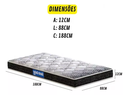 Ver imagem 3 de Treliche Jaspe Cama Auxiliar com 3 Colchões D20 Espuma Cor:castanho