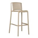 Ver imagem 2 de Kit 2 Banquetas Empilhável Floripa Fratini 100 Cm (altura) em Polipropileno Cor Fendi