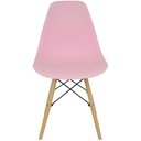 Ver imagem 1 de Kit 7 Cadeiras Charles Eames Eiffel Wood Design Rosa
