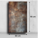 Ver imagem 4 de Revestimento Flexível Lavável Efeito Corten Sala Escritório Autocolante - 90x60cm