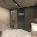 Ver imagem 2 de Porta de Alumínio para Sauna 60x190cm Abertura Direita Kazan Preto