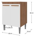 Ver imagem 4 de Balcão Multiuso Cooktop Joia 60cm