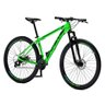 Bicicleta Aro 29 Krw Alumínio Shimano 21 Vel Freio a Disco Suspensão S6 Verde-preto 15.5 Verde- - 6