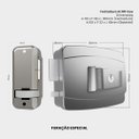 Ver imagem 5 de Fechadura IX100 Inox 42mm Abertura Interna 110V Furação Agl