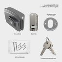 Ver imagem 6 de Fechadura IX100 Inox 42mm Abertura Interna 110V Furação Agl