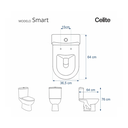 Ver imagem 3 de Assento Decorarte Riviera Smart Liso Pergamon