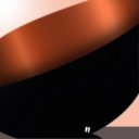 Ver imagem 5 de Luminaria de Teto Pendente Meia Lua 60 Cm Preto/cobre