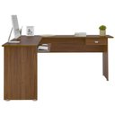 Ver imagem 2 de Mesa Escrivaninha de Canto 1 Gaveta 150x165 Cm Cedro Arly