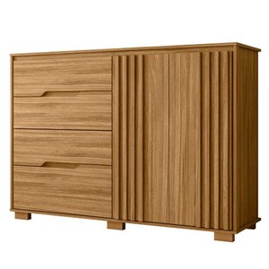 Cômoda Texas 2 Portas e 4 Gavetas Freijó Moval