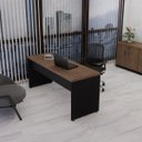 Ver imagem 6 de Mesa Presidente Retangular 1,70x0,70m Atacadão Moveis Escritório
