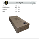 Ver imagem 6 de Estante Aço Cromado 5 Prateleiras Rack Aramado com Rodas Cor Prateado