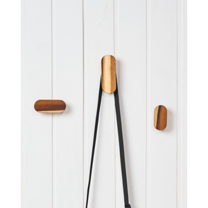 Cabideiro Teca Línia - Kit com 3 Unidades