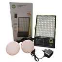 Ver imagem 3 de Lampada Solar Portátil Refletor Carrega Celular 54 Leds 28w com 2 Lâmpadas Bulbo Led pra Trilha Acam