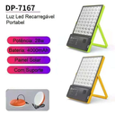 Ver imagem 2 de Lampada Solar Portátil Refletor Carrega Celular 54 Leds 28w com 2 Lâmpadas Bulbo Led pra Trilha Acam
