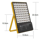 Ver imagem 4 de Lampada Solar Portátil Refletor Carrega Celular 54 Leds 28w com 2 Lâmpadas Bulbo Led pra Trilha Acam