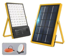 Ver imagem 1 de Lampada Solar Portátil Refletor Carrega Celular 54 Leds 28w com 2 Lâmpadas Bulbo Led pra Trilha Acam