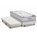 Ver imagem 1 de Cama Box c/Auxiliar Solteiro: Colchão Espuma Ortobom D45 High Foam + Base CRC Courano White(88x188)
