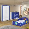 Jogo De Quarto Infantil Patrulha Canina Azul Menino - 1