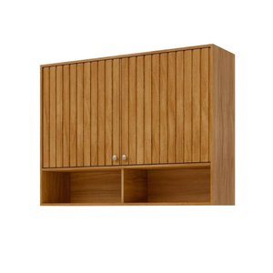 Armário Aéreo de Cozinha 100%mdf 120 Cm 2 Portas Divina Mgm Móveis Cinamomo