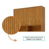 Armário Aéreo de Cozinha 100%mdf 120 Cm 2 Portas Divina Mgm Móveis Cinamomo - 4