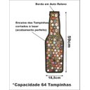 Ver imagem 3 de Porta Tampinhas Tampas Cerveja Garrafa - Linha Decoratto - 64 - Grátis Abridor
