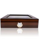 Ver imagem 1 de Umidora de Charutos Caixa de Charutos em Madeira Cedro Superior com Higrômetro e Umidor - Cigarol Ze