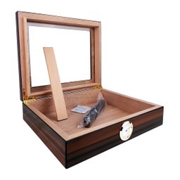 Umidora de Charutos Caixa de Charutos em Madeira Cedro Superior com Higrômetro e Umidor - Cigarol Ze - 8