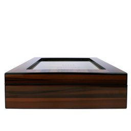 Umidora de Charutos Caixa de Charutos em Madeira Cedro Superior com Higrômetro e Umidor - Cigarol Ze - 10