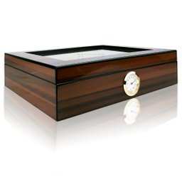 Umidora de Charutos Caixa de Charutos em Madeira Cedro Superior com Higrômetro e Umidor - Cigarol Ze - 5