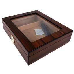 Umidora de Charutos Caixa de Charutos em Madeira Cedro Superior com Higrômetro e Umidor - Cigarol Ze - 9