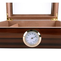 Umidora de Charutos Caixa de Charutos em Madeira Cedro Superior com Higrômetro e Umidor - Cigarol Ze - 2