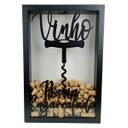 Ver imagem 7 de Quadro Porta Rolhas - Poesia Engarrafada - 150 Rolhas 28 x 41