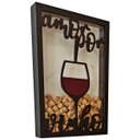 Ver imagem 7 de Quadro Porta Rolhas - Amor Por Vinho - 150 Rolhas 28 x 41