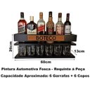 Ver imagem 3 de Bar Barzinho de Parede Decoração - Boteco - 60x26 Preto Fosco