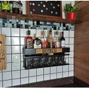 Ver imagem 4 de Bar Barzinho de Parede Decoração - Boteco - 60x26 Preto Fosco