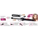 Ver imagem 5 de Babyliss Escova Modeladora Infinity Chrome Vermelho Preto Modelador Ondula Bivolt 127-220V Cabo