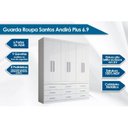 Ver imagem 3 de Guarda Roupa Plus 6.9 + Cômoda Master 1.4 Atacama - Santos Andirá