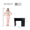 Ver imagem 4 de Mesa para Escritório 4 Gavetas MDF 90,7cm Ditália Preto