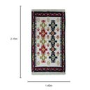 Ver imagem 4 de Tapete para Sala Quarto Hall de Entrada Turco Kilim Dupla Face - 140x215cm