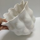 Ver imagem 6 de Vaso Decorativo Enfeite Casa Home&Co Cerâmica 20x20x20cm Branco