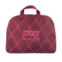 Ver imagem 2 de Mochila Dobrável para Viagem Estampa Listrada Jacki Design Vermelho Escuro