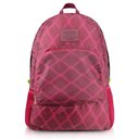 Ver imagem 1 de Mochila Dobrável para Viagem Estampa Listrada Jacki Design Vermelho Escuro