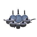 Ver imagem 1 de Jogo de Panelas 8 Pçs Antiaderentes de Cerâmica e Alumínio - Oikos